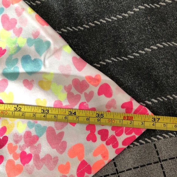 The Children's Place Dress Girls Size‎ Large 10/12 Rainbow Hearts - Picture 8 of 9